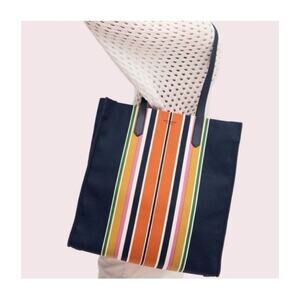 Kate Spade Kitt Large Striped Tote